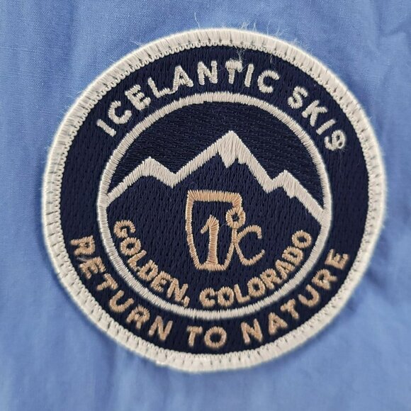 Icelantic Hooded Pullover Blue Jacket Mens S/M - Picture 4 of 9